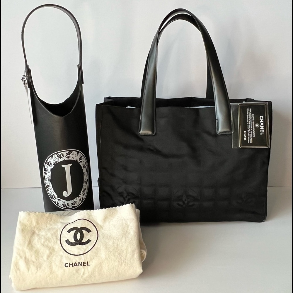 Authentic Chanel Canvas tote
